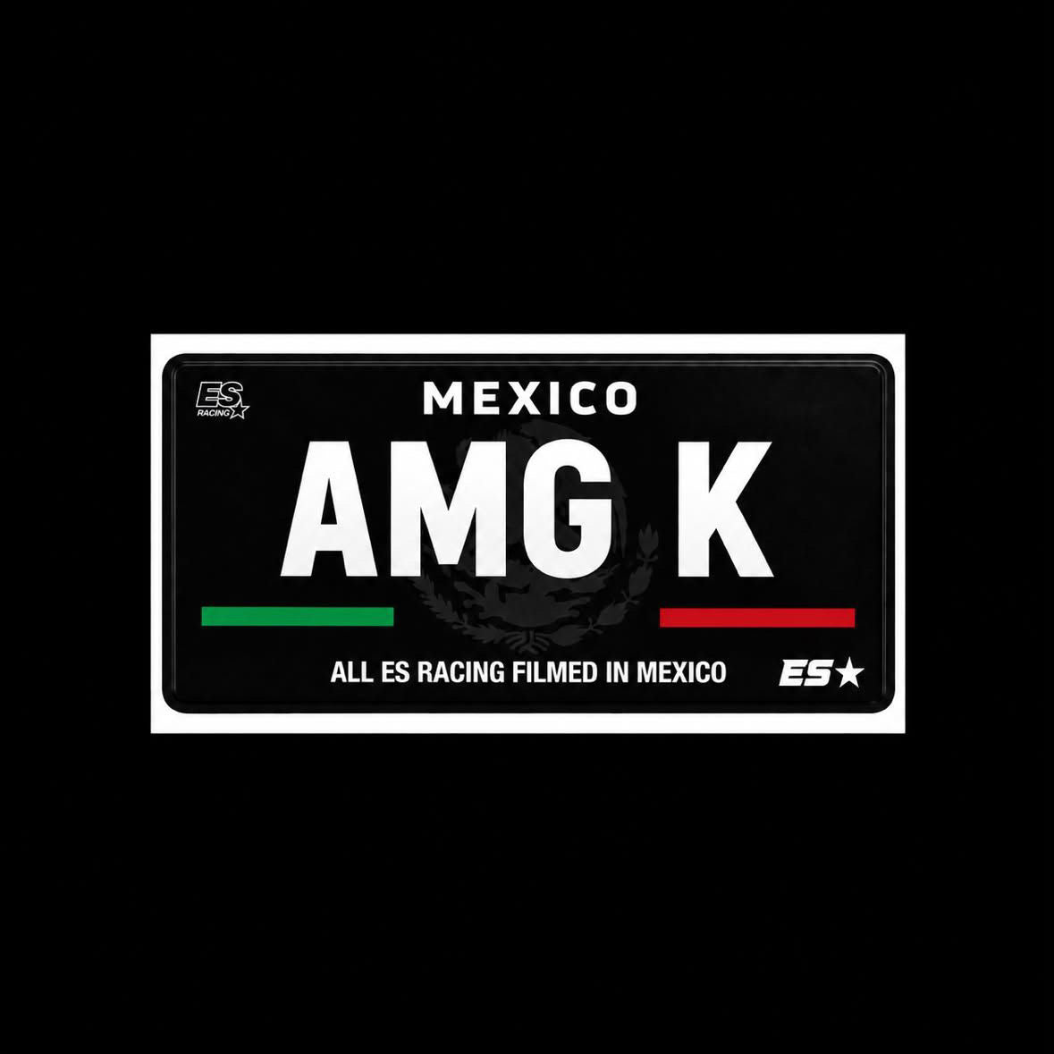 ES MEXICO PLATE “AMG K ”